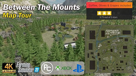 Between the Mounts | Map Tour | Farming Simulator 22