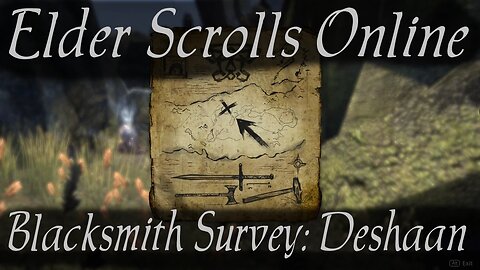 Blacksmith Survey: Deshaan [Elder Scrolls Online]