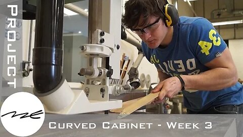 Constructing The Main Carcass - The Curved Cabinet - Week 3