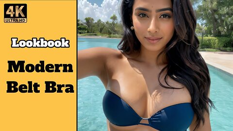 [4K] AI ART indian Lookbook Model Al Art video - Belt Bra #indian #aiart #lookbook