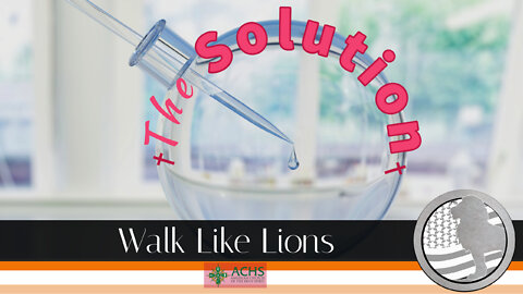 "The Solution" Walk Like Lions Christian Daily Devotion with Chappy Sep 08, 2022