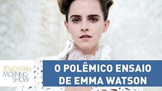 Bancada do Morning Shows defende Emma Watson por foto sensual: “feminismo é liberdade”