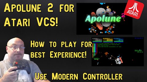 Apolune 2 Launches on Atari VCS - Best way to play and how to play!