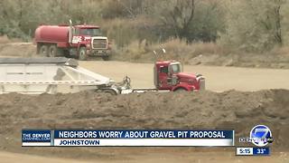 Neighbors worry over Johnstown gravel pit proposal