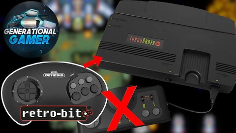How To Use Retro-Bit's "Big6" Sega Genesis Controller on TurboGrafx 16 Mini