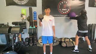 Exercise Technique #13 Kettlebell: Belly Up Hammer Curl