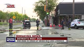 Deadly crash at Seven Mile and Livernois