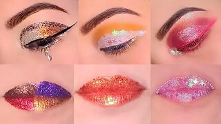 Eye and Lip Makeup Tutorial Compilation