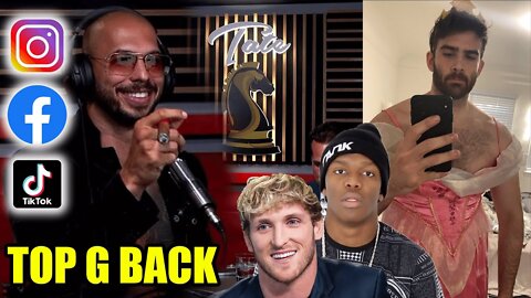 Andrew Tate Back EXPOSES Logan Paul, Hasanabi & KSI (FULL LIVE)