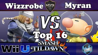 COG|Wizzrobe (Sheik) vs. Myran (Olimar) - SSB4 Top 16 - Smash 'til Dawn