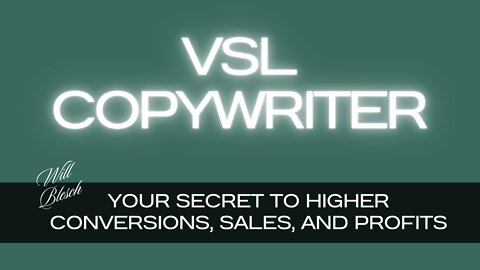 VSL Copywriter