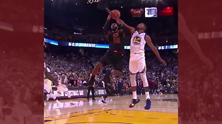 LeBron James Is Crying Foul After This No-Call Against The Warriors