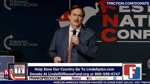Mike Lindell Speaks on The Plan To Save Election At TPUSA Action Las Vegas