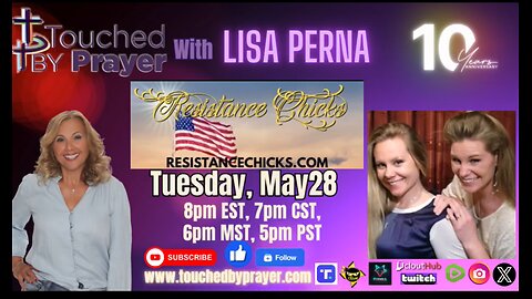 LIVE Resistance Chicks on Touched By Prayer: Lisa Perna