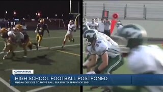 Michigan High School Athletic Association moves football to spring due to COVID-19