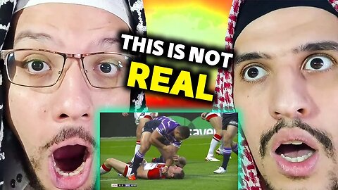 Arab Muslim Brothers React To When Rugby Players Lose Control | Punches and Head Losses in Rugby