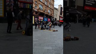 Street performer Leicester Square London 17th May 2023