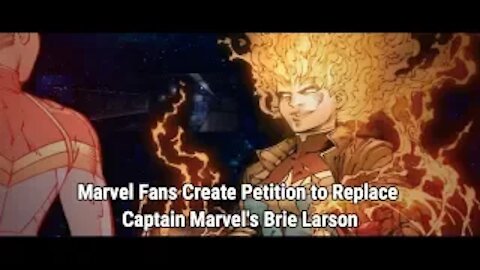 Marvel Fans: Create Petition To Replace Captain Marvel's Brie Larson (Text Video) "We Are Comics"