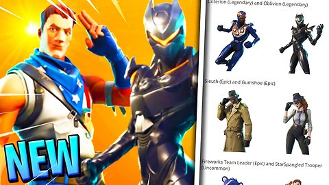 NEW LEAKED SKINS!! NEW FEMALE OMEGA + 4TH OF JULY SKINS!!