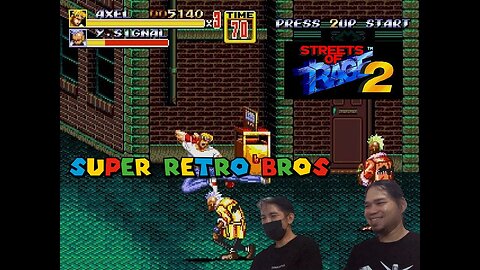 Streets of Rage 2 gameplay (SEGA GENESIS)