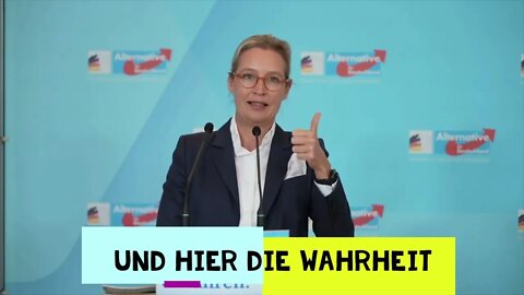 Eine Lüge nach der andern Alice Weidel