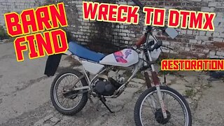 Yamaha DT50MX Barn find Restoration Project reveal