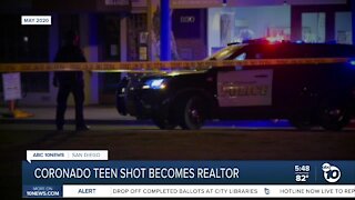Teenager nearly shot to death in robbery gets real estate license