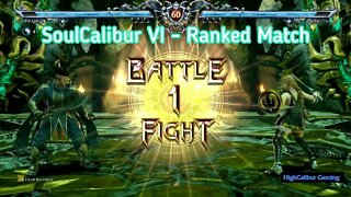 SoulCalibur VI: Sophitia vs. Hwang (FAoS Noobnub) Ranked Match