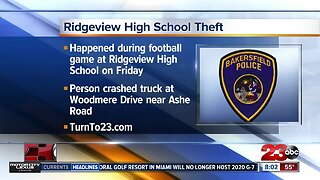 Police confirm truck was stole during high school football game