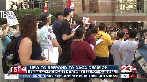 UFW to respond to President Trump's DACA Decision