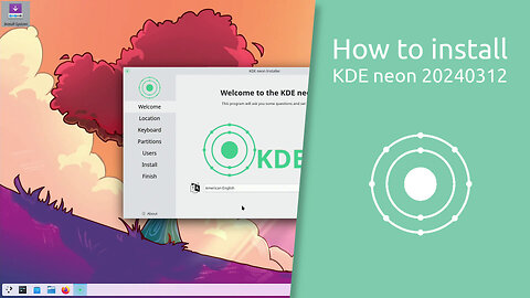 How to install KDE neon 20240104