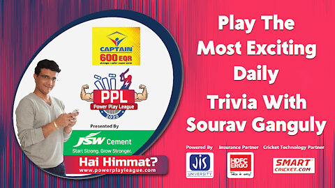 Trivia Question 4th November and 5th November: Captain TMT Power Play League presented by JSW Cement