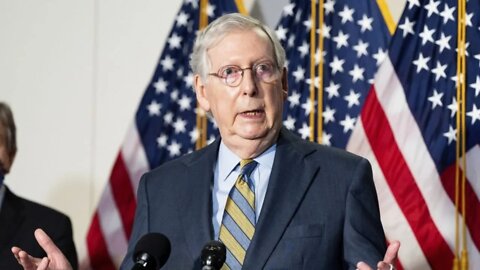 Mitch McConnell PRESSED on Censuring Liz Cheney and Banning Congress from Trading Stocks!