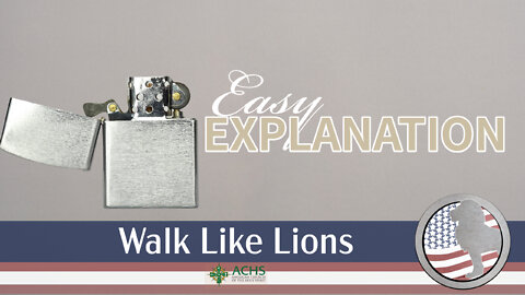 "Easy Explanation" Walk Like Lions Christian Daily Devotion with Chappy June 08, 2022