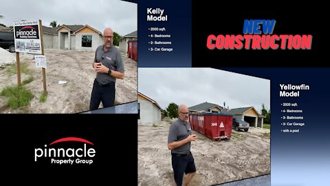 Kelly & Yellowfin Models New Home Construction Cape Coral, Florida