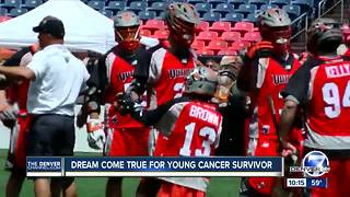 Outlaw for a day: Zeke Brown beats cancer, signs with Denver Outlaws at age of 11