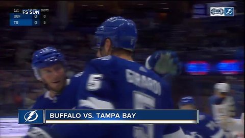 Tampa Bay Lightning end Buffalo Sabres' 10-game winning streak