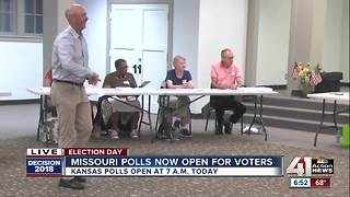 Polls open for August 2018 primary elections
