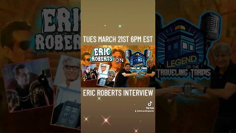 👨 #LIVE #CHAT #ERICROBERTS #DOCTORWHO #THEMASTER TUE 21ST 6PM EST 👨 #SAVETHEDATE #SUBSCRIBE #SHORTS