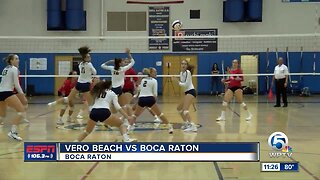 Boca Raton vs Vero Beach volleyball 10/29