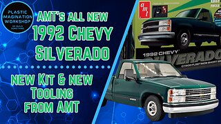 AMT's all new 1992 Chevy Silverado, C1500 - NEW TOOLING - Full build and review