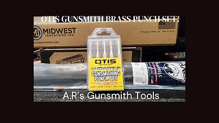 Ottis 5 Piece Brass Punch Set ,Gunsmith AR tool series!