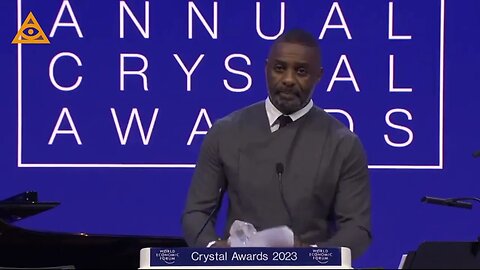 Davos 2023: Idris Elba at the Crystal Awards Ceremony. WEF.