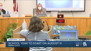 School year to start August 11 in Martin County