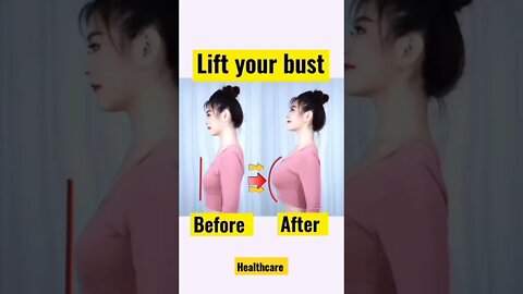 lift your bust challenge 💪😍| check Description| healthcare #weightloss #fitnessbody #weight #fatloss