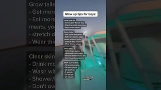 Glow Up Tips For Boys