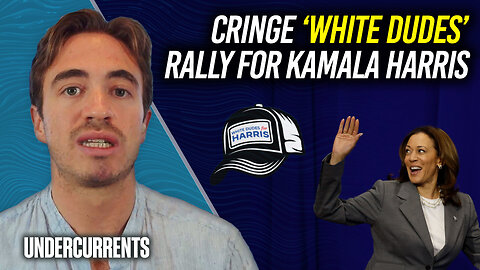 Cringe "White Dudes" Rally for Kamala Harris