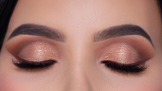 Bronze Glamorous Eye Makeup Tutorial | Bridal Inspired Eye Look
