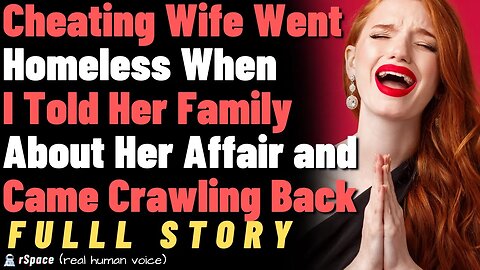 Cheating Wife Went Homeless When I Told Her Family About Her Affair and Came Crawling Back