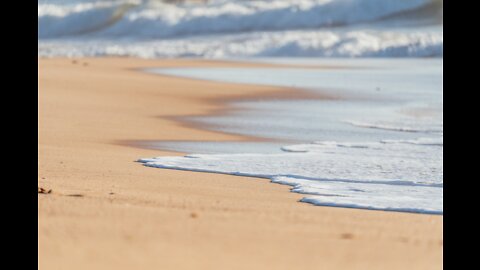 Relaxation Station - 10 Hours of Ocean Waves Spa Music - Black Background